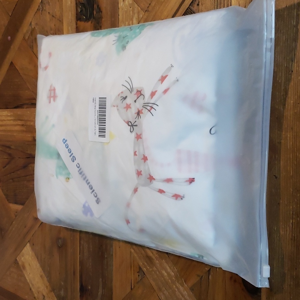 Scientific Sleep Cat twin sheets